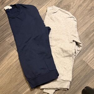 Boy’s Navy and Gray crewneck Set